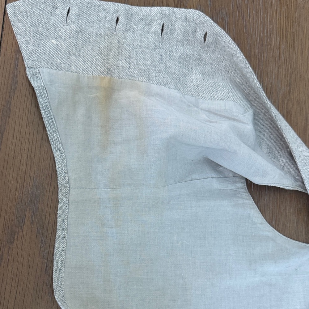 Reformation Grey Tweed Buttoned Vest - Picture 4 of 5